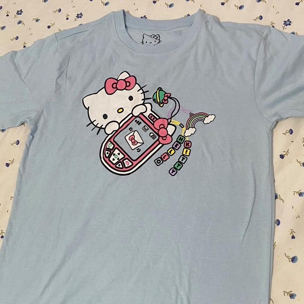 Hello Kitty Blue Short Sleeve Tee